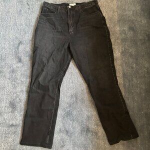Frame Black Washed Denim Jeans Size 31